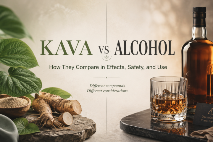 Kava vs Alcohol: How They Compare in Effects, Safety, and Use