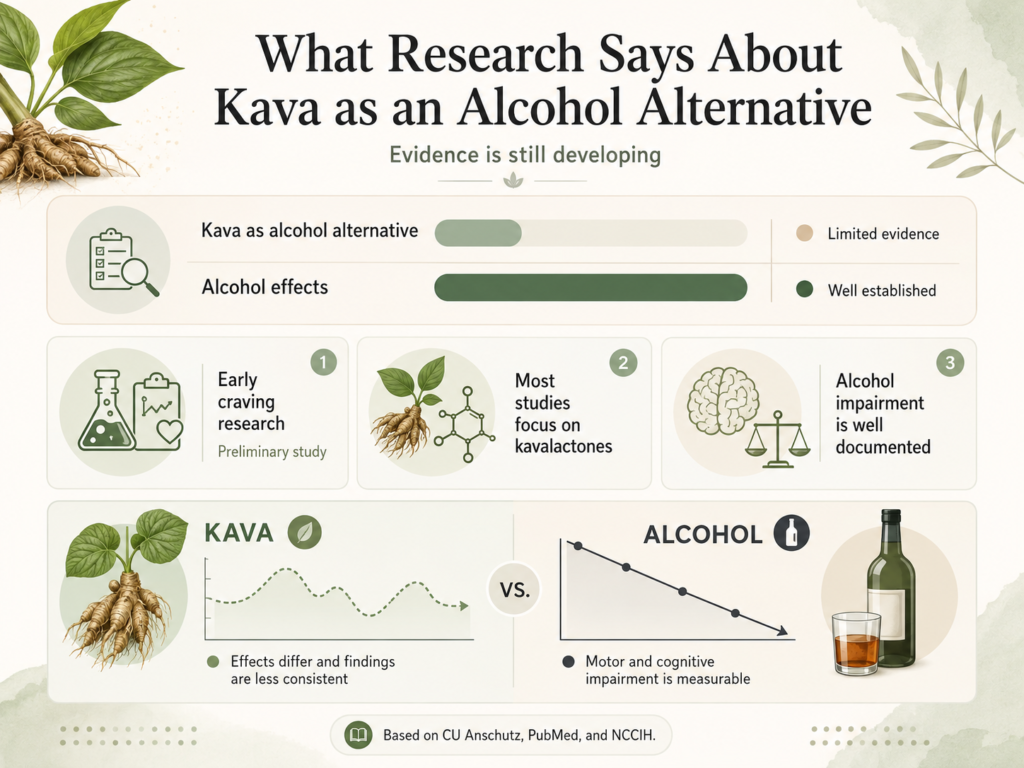 kava vs alcohol research